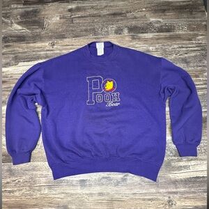 Vintage Winnie the Pooh Sweatshirt - Embroidered Disney Crewneck - XL - GUC